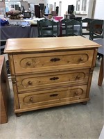 Incredible Soft Wood Dresser with 3 Large Drawers
