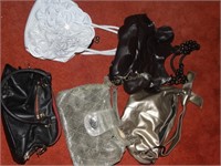 5 purses, Anne Klein, Squared
