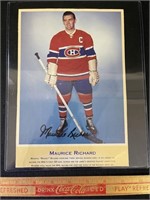 MAURICE RICHARD AUTOGRAPHED PICTURE