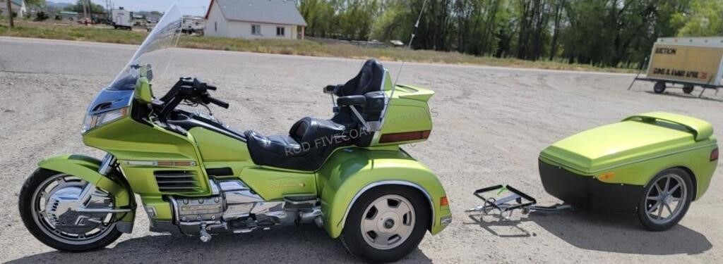 *2000 Honda Goldwing Trike/Trailer Rebuilt Salvage