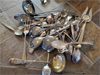 Silver Plate Utensils And More