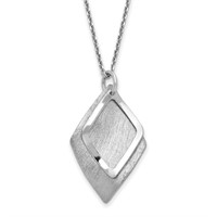 Sterling Silver-Rhodium-plated Necklace