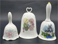 (3) Collectible Ceramic Bells