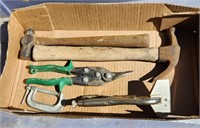 Hammers, Assorted hand tools