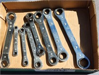 Assorted ratchet wrenches