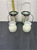 CITRONELLA CANDLES AND HOLDERS