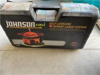 Johnson self leveling rotary laser system