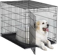 48" Folding Metal Dog Crate