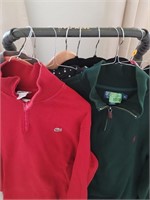Lot of (11) Mens Shirts incl Polo, Lacoste & More