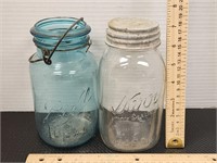 Vintage ball and Kerr Mason jars