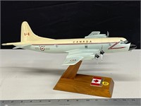 '66 CP-107 ARGUS CANADIAN PLANE DESKTOP WOOD MODEL