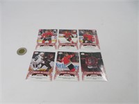 6 cartes de hockey Connor Bedard