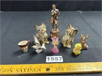 Cat S&P Shakers, Figurines, Doulton Mini Mug, More