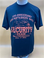 10th Annual Barn Hop’N Bikers Bash Security Shirt