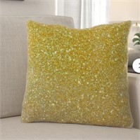 Claud Gold Indoor/Outdoor Canvas Throw Pillow(2)