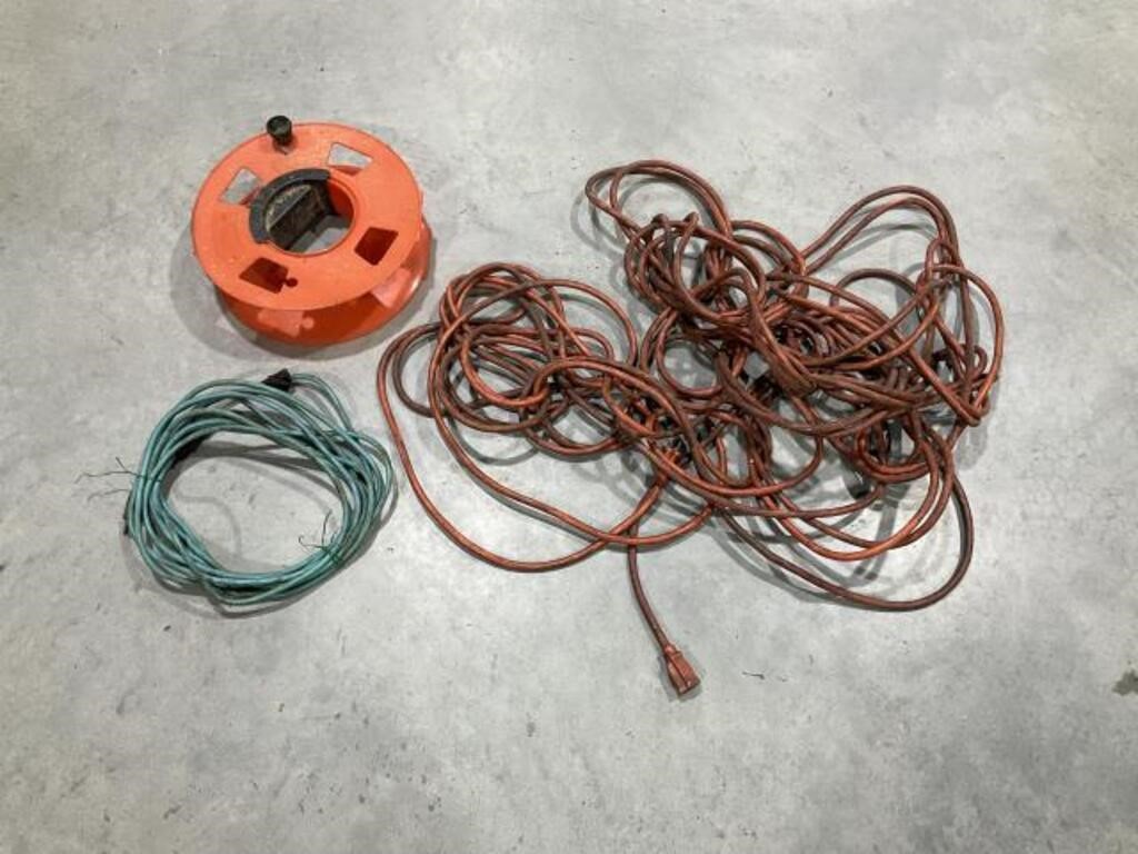 2- Extension Cords, 1- Reel