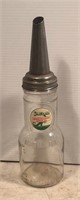 Sinclair Glass Oil Bottle