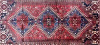 DESIRABLE HAND KNOTTED PERSIAN WOOL SHIRAZ RUG