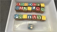 Wooden Alphabet blocks