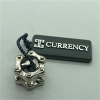 $110 S/Sil High Quality "Currency" Bead Pendant