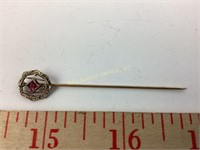 Victorian 10k gold stick pin 1 gram