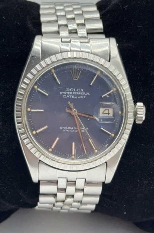 Rolex  automatic 1601 datejust 36mm fluted