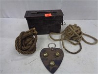 Ammo Box / Bells/ Rope