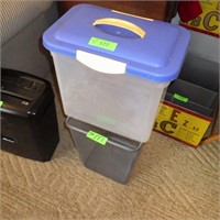 WIRE WASTE BASKET & STORAGE CONTAINER