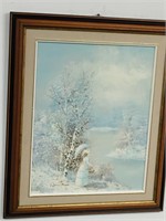 Walton - original on canvas , framed