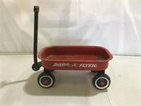 Mini Red Radio Flyer wagon