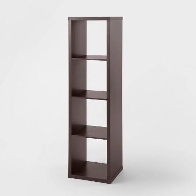 4 Cube Vertical Organizer Espresso 13