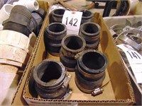 7 RUBBER PIPE COUPLERS