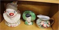 Vintage McCoy Cookie Jar & Head Vase , Limoges