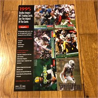 1995 Skybox Impact Uncut Promo NFL Trading Cards