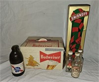 Budweiser Cans, Smirnoff, Pabst Blue Ribbon