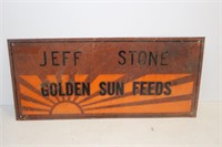 Golden Sun Feeds sign