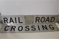 Railroad Crossing sign - 2 pieces
