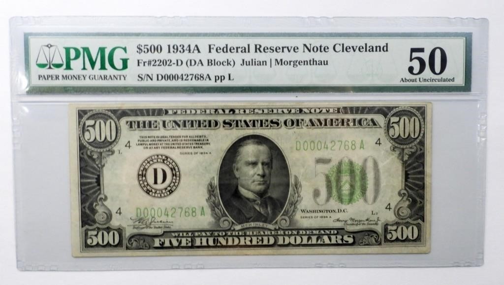June 19, 2024 -  U S CURRENCY / OBSOLETE NOTES
