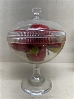 Compote with lid