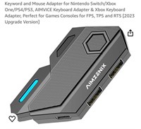Keyword and Mouse Adapter for Nintendo Switch/Xbox