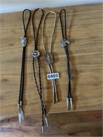 (4) BOLO TIES