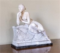 Art Deco Marble Sculpture, Circa 1920