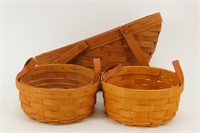 3 Longaberger Baskets