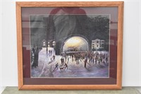 Bandshell in City Park by Leon Smith Framed Print