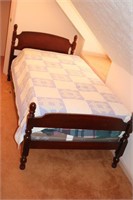 Wooden Twin Sized Bed