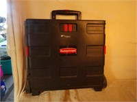 Rubbermaid Rolling Utility Crate