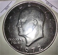 1972 Ike Silver Dollar