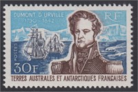 FSAT Stamps #30 Mint NH 1968 Dumont d'Urville CV $