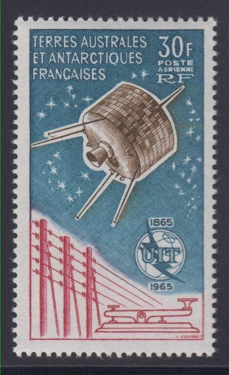FSAT Stamps #C8 Mint NH 1965 UIT issue CV $200 Fre