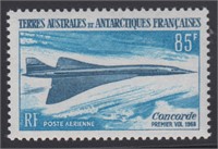 FSAT Stamps #C18 Mint NH 1969 Concorde issue CV $5